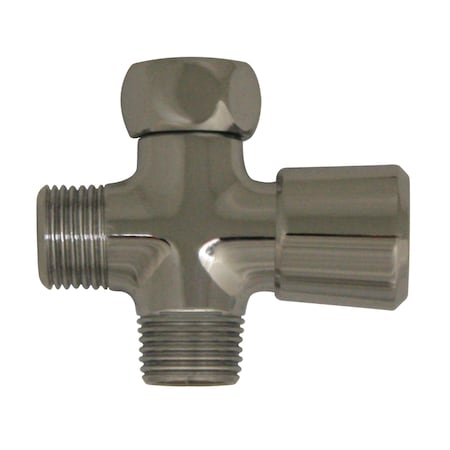 Whitehaus Showerhaus Solid Brass Shower Diverter, Polished Chrome WH161A1-C